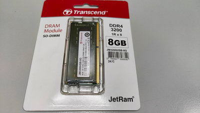 ~鱻3C~Transcend 創見 JetRam DDR4 3200 8GB 筆記型