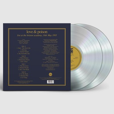 【現貨】 Suede 山羊皮樂隊 love&poison 透明膠黑膠唱片12寸LP-追憶唱片
