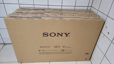 新北市-家電館 SONY新力 BRAVIA 43吋 4K HDR Google TV顯示器 KM-43X80L