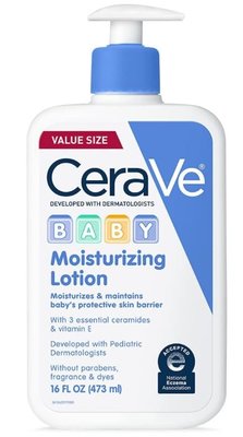 【雷恩的美國小舖】美國原裝 Cerave 寶寶防護保濕乳液 (無香) 473ml
