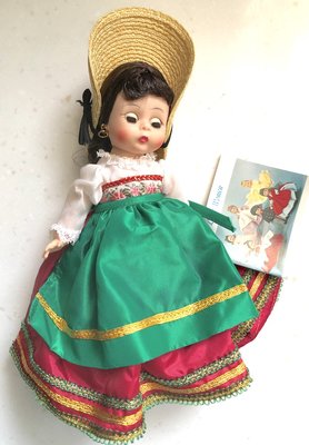 Madame Alexander 8" International Doll 【義大利 Italy】陶瓷娃娃 洋娃娃