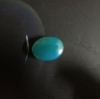 台灣藍寶蛋面後鑲紅寶鑽石漂亮特別