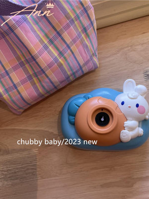chubbybaby*小動物的春日出游~可愛春游小兔小貓相機造型泡泡機-Ann美學