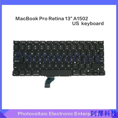 安東科技【全新現貨】適用於Macbook Pro Retina A1502鍵盤US（小回車）鍵盤背光螺絲2013 -2015年