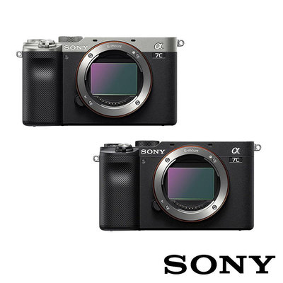 SONY Alpha 7C 輕巧全片幅相機 數位單眼相機 ILCE-7C 銀/黑 公司貨
