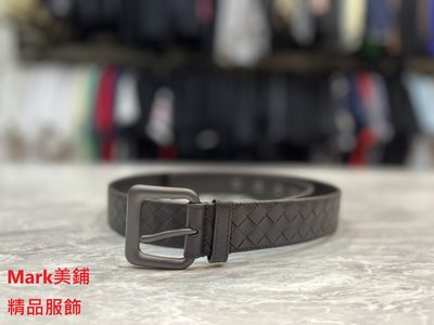 【Mark美鋪】BOTTEGA VENETA BV 經典不敗 編織 棕色皮帶