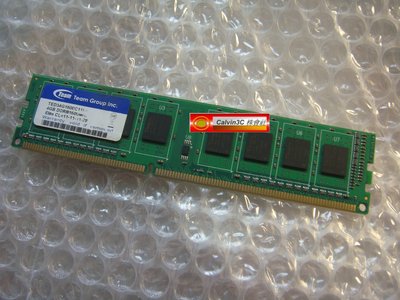 十銓 Team DDR3 1600 4G DDRIII PC3-12800 單面8顆粒 桌上型專用 終身保固