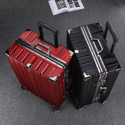 24韓版行李箱男女拉桿箱結實耐用學生密碼旅行箱超大容量萬向輪28