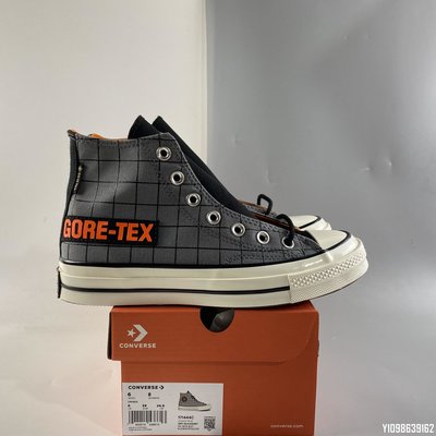 Converse Gore-Tex 黑灰 格子 機能  時尚 滑板鞋 171444C 35-44 情侶鞋