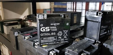 (二手中古電池) GS GTX5L-BS -二手機車電池 5號 100機車專用 數值漂亮，品項優