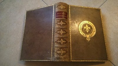英國古董書 1888年出版 地心冒險 (英文書)