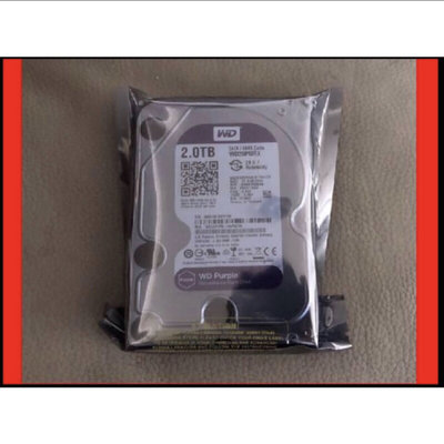 靜電袋未拆 2t 2tb紫標 Wd20purx 監控碟 監視器 硬碟 三重自取1200元 桌機可非1t/3t/4t/6t