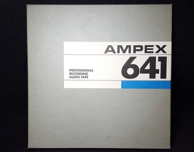 《日版10吋盤帶(盤+帶)》售1個名廠AMPEX 641 高級黑帶 標準盤*材質:鋁合金*盤帶機專用*全新未拆封*廉讓