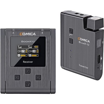 王冠攝影社 COMICA BoomX-U U1 一對一 2.4G微型領夾無線麥克風 VLOG 收音 公司貨 一拖一 手機