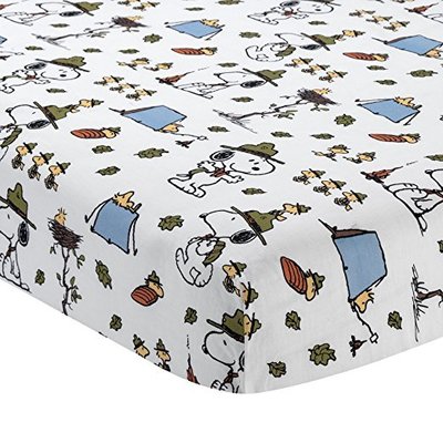 預購 美國嬰幼兒 Snoopy Sheet 嬰兒床 可愛史努比 開心露營趣 棉質床包 床單 彌月禮