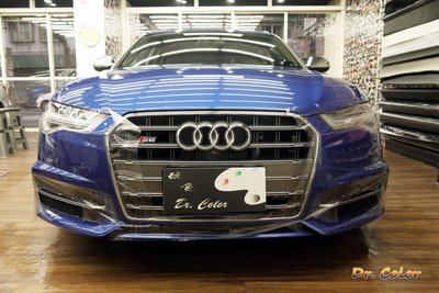 Dr. Color 玩色專業汽車包膜 Audi S6 Avant 全車包膜細紋自體修復透明犀牛皮 (PPF)