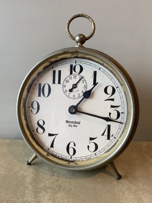 【古物獵藏】早期美國1910s 年代古董機械雙功能鐘，鬧鐘/時鐘，百年古董機械鐘，特價3040元/個