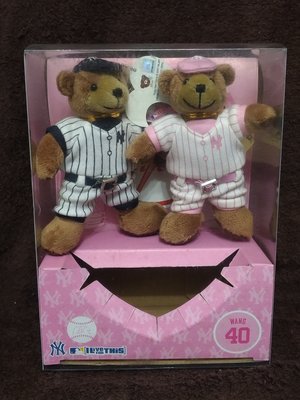 王建民 - 2007年 MLBP 情人熊組 15公分高 -  公仔娃娃 企業寶寶 - 501元起標  A-16箱