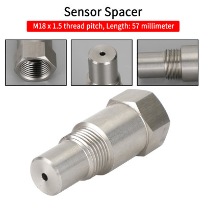 氧傳感器測試管延長器適配器墊片 M18 X 1.5 Bung 57mm-極限超快感