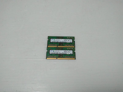 614 [大鋼牙二手3C]筆電記憶體 三星 DDR3L-1600/4G/雙通道 ( 一元起標 得標=2支)