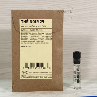 Le Labo 紅茶 THE NOIR 29 0.75ml 沾式 試管香水 全新