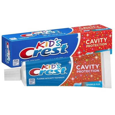 【蘇菲的美國小舖】美國Crest Kid's 含氟兒童牙膏 130g 兒童防護牙膏 泡泡糖香味