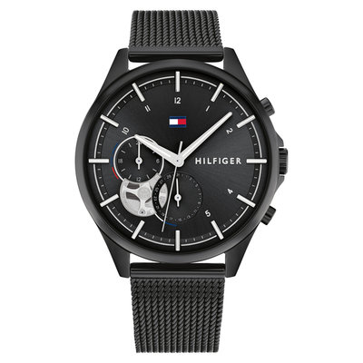 Tommy Hilfiger 鏤空時尚編織米蘭鋼帶 中性錶 1782485 公司貨 TH700156