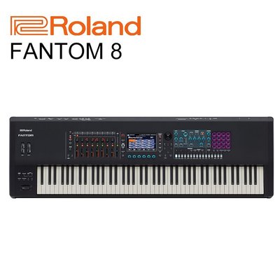 小叮噹的店 - Roland 樂蘭 Fantom 8 旗艦級 88鍵合成器 PHA-50木料混塑料琴鍵 音樂工作站