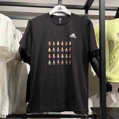 ❤奢品匯&專櫃直出❤Adidas愛迪達短袖男2022夏新款跑步運動純棉透氣圓領T恤 GL1999