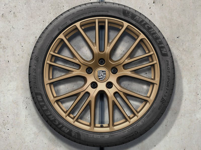 ✽顯閣商行✽德國原廠Porsche Panamera Exclusive Design 21吋 古銅色鋁圈含胎組 GTS