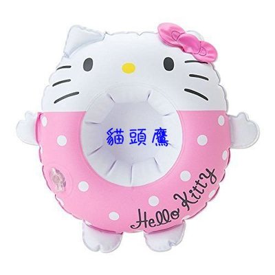『 貓頭鷹 日本雜貨舖 』 三麗鷗凱蒂貓 造型充氣杯墊