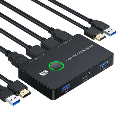 USB KVM Switch Selector 4*4 usb3.0四進四出切換器 hdmi拓展器