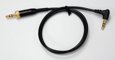全新訂製 SENNHEISER 無線麥克風用 3.5mm-3.5mm帶鎖 聲音訊號線 音頻傳輸線 功能同CL1-N