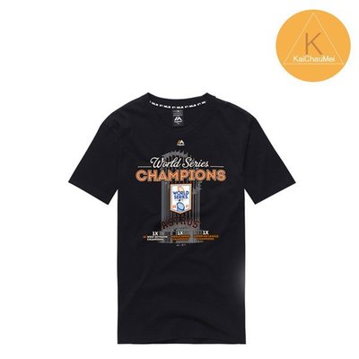 凱喬美│美國 職棒 大聯盟 MLB 太空人隊 2017 世界大賽 冠軍 紀念T 限量 Tshirt 球衣 紀念