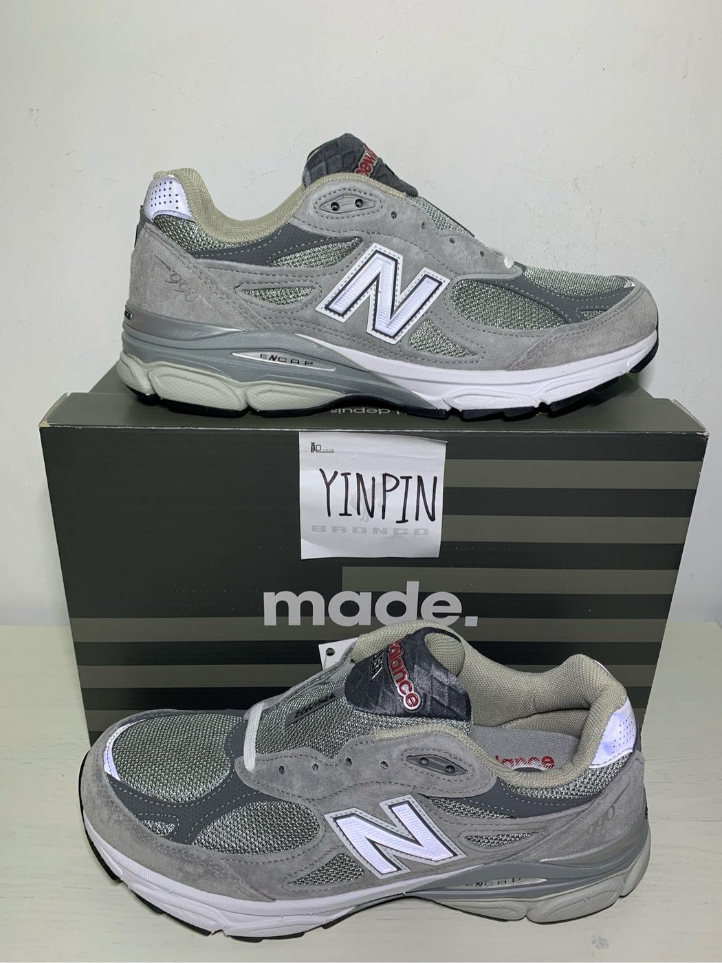 中古美品】 new balance m990 gy3 28.5cm - 靴