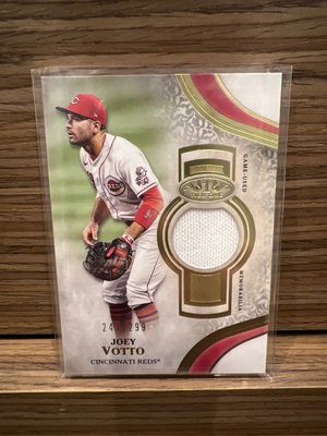 2021 TOPPS TIER ONE JOEY VOTTO GAME USED RELIC /299 REDS