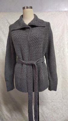 專櫃精品 ANTEPRIMA 100% cashmere 喀什米爾 羊絨 超柔軟  罩衫式毛衣外套~B532