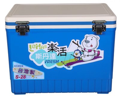 （全台瘋）S-28 冰桶 斯丹逹 釣魚冰箱 買海鮮海產 攜帶行動冰箱 露營 野營 戶外遊玩冰箱