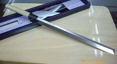 @最專業的刀剪專家 台中市最知名的建成刀剪行@ 日本-文明銀丁-9寸 蛸引刀(不銹)