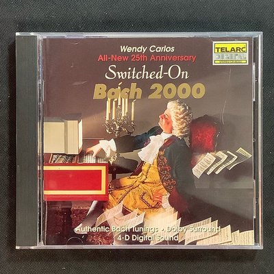 電擎巴哈2000年Switched-On Bach 2000 Wendy Carlos溫蒂卡洛斯 舊版美國版無ifpi