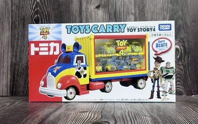 《HT》 TOMICA小汽車 迪士尼 玩具總動員貨櫃車收納展示櫃 133629