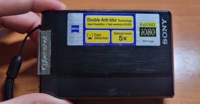 黑 Sony Cybershot DSC-T100復古CCD卡片數位相機 小紅書