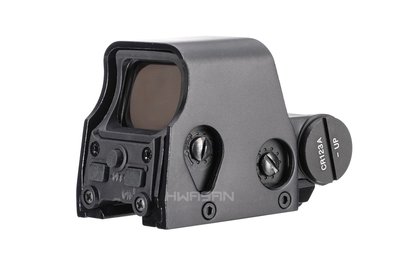 【BCS生存遊戲專賣】553全息狙擊瞄準鏡內紅點反射式瞄準器黑-CHB034