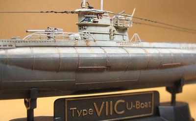 AFV Club 戰鷹 1/350 German U-Boat Type VII CC型潛艇 (SE73503)