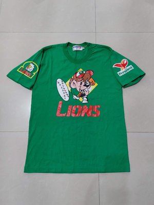 90年代 CPBL 中華職棒二年 統一獅 古著 短tee 上衣 T恤