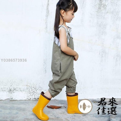 【現貨精選】防滑水鞋兒童雨鞋雨靴環保材質男女童雨鞋29287