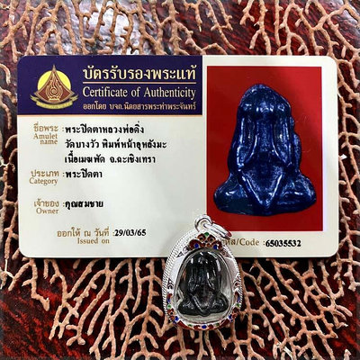 泰國佛牌龍婆丁掩面金屬版含多款外殼及塔帕贊卡現貨免運泰國特色