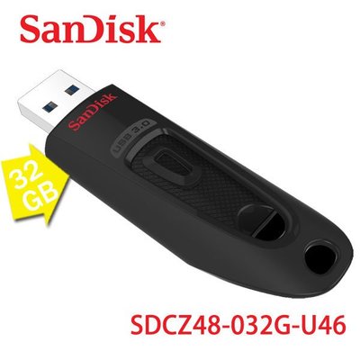 【MR3C】含稅附發票【公司貨】SanDisk Ultra CZ48 32G 32GB USB3.0 隨身碟