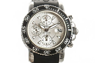 Montblanc萬寶龍 SPORT系列 7034 不鏽鋼計時腕錶