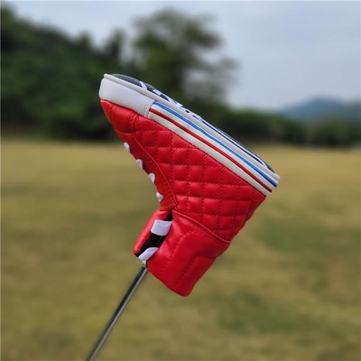 愛酷運動韓版帆布鞋子直條一字推桿套個性高爾夫球桿套 桿頭套保護套 帽套#促銷 #現貨